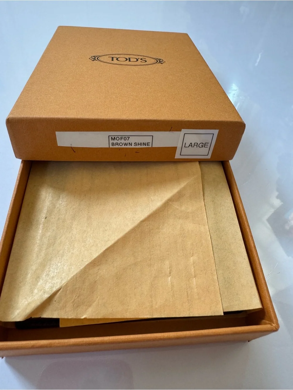 NEW Tod's Leather Bifold Wallet with Coin Pocket Dark Brown XAM0F07 NEVER USED
